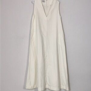 CO Ivory Sleeveless long Dress XL size